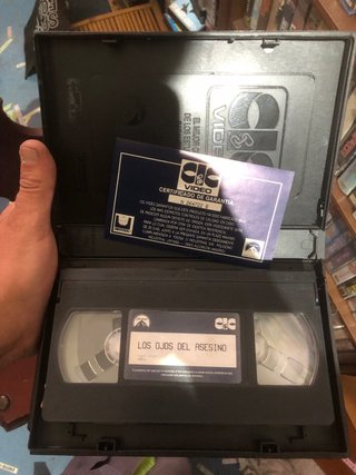 VHS Los Ojos del Asesino (Español)