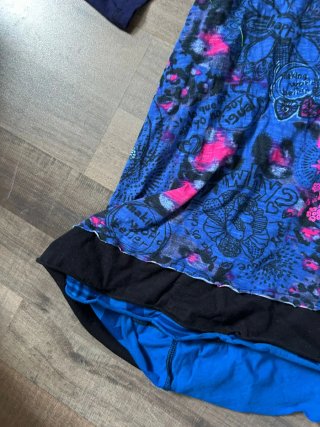 Vestido Desigual con estampado talla S