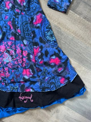 Vestido Desigual con estampado talla S