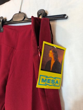 Pantalón MESA burdeos talla 42