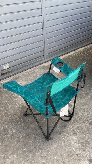 Silla Camping Plegable Verde