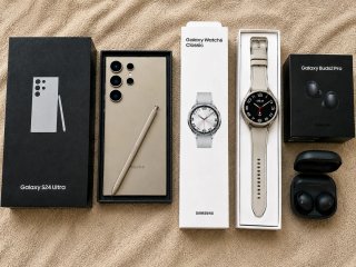 Samsung S24 Ultra 256GB Watch6 LTE Buds2 Pro