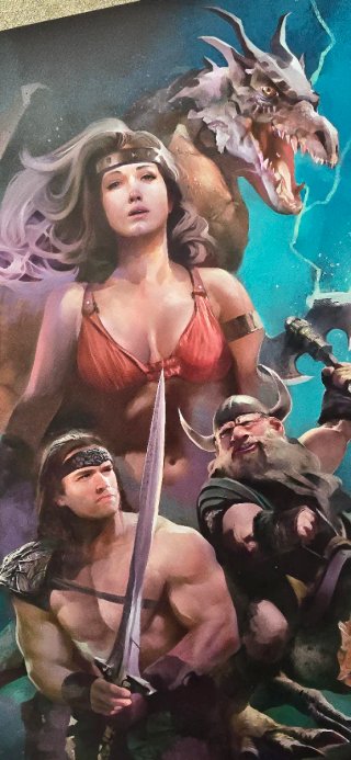 Golden Axe Sega Poster PVC 70x50cm