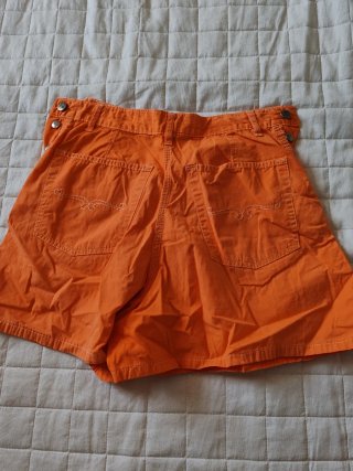Shorts vintage arancioni El Charro XS