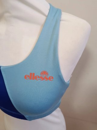 Reggiseno sportivo ellesse blu/azzurro taglia S