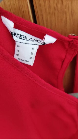 Top rojo talla M
