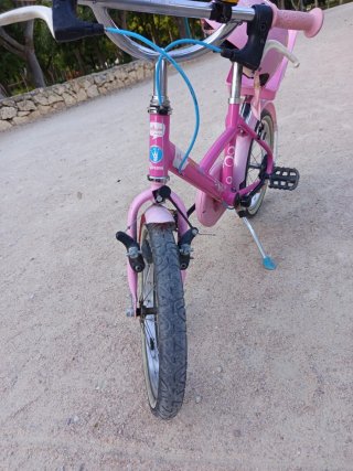 Bicicleta infantil rosa 6-8 años