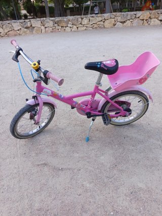 Bicicleta infantil rosa 6-8 años