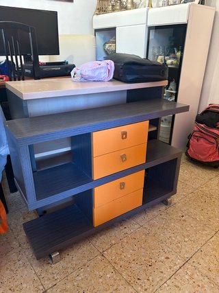 Mueble recibidor con cajones