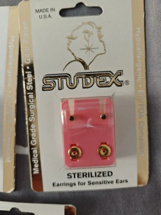 Pendientes Studex para bebé/niña