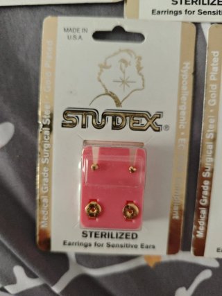 Pendientes Studex para bebé/niña