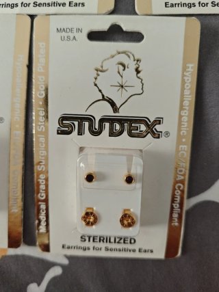 Pendientes Studex para bebé/niña