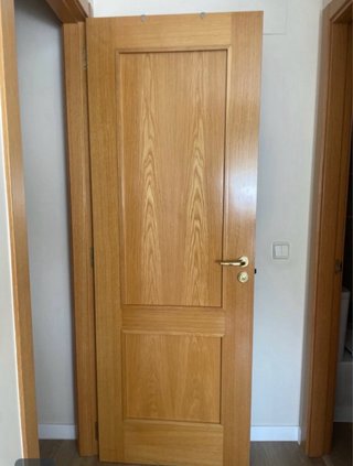 Conjunto 6 Puertas de madera Macizas roble, URGE