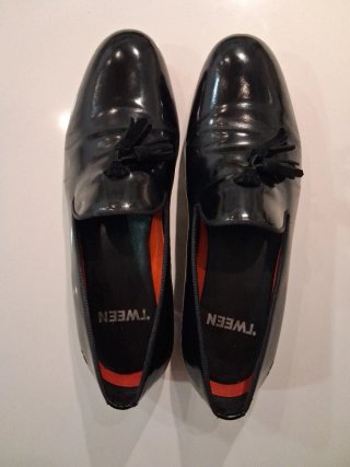 Mocasines Tween Piel Negros Talla 40.5