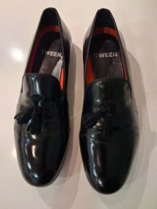 Mocasines Tween Piel Negros Talla 40.5