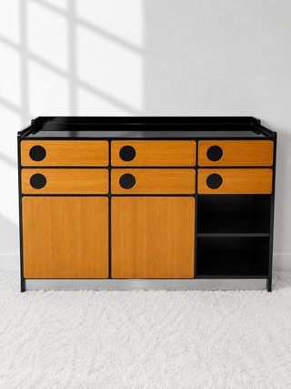 MUEBLE AUXILIAR VINTAGE. BAUHAUS 70s