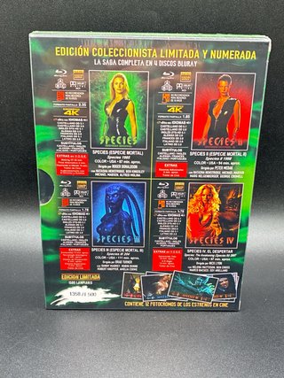 Pack Películas Species Bluray