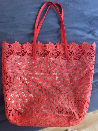 Bolso de encaje rojo CafeNoir