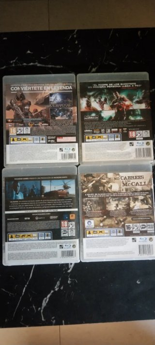 Lote 4 Juegos PS3: Destiny, Wolfenstein, GTA V, Ca