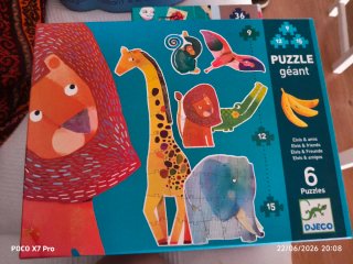 Puzzle Gigante Djeco Animales