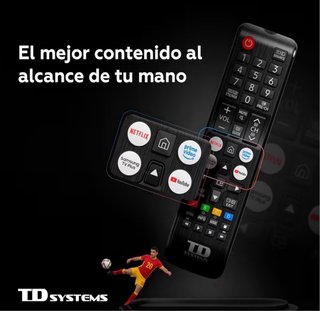 TD Systems Smart TV QLED 50 pulgadas horas sin uso