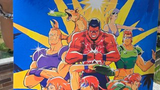 Windjammers Data East Neo Geo Poster PVC 70x50cm