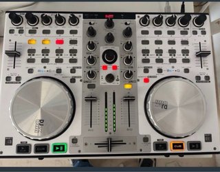 Mesa DJ DJinnseries Plata/Blanco