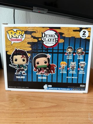 Funko Pop! Tanjiro y Nezuko Demon Slayer 2 Packt