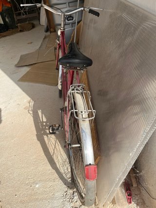 Bicicleta Orbea clásica roja