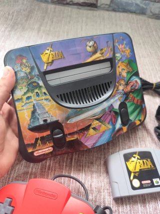 Consola Nintendo 64 más Zelda ocarina