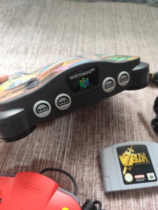 Consola Nintendo 64 más Zelda ocarina