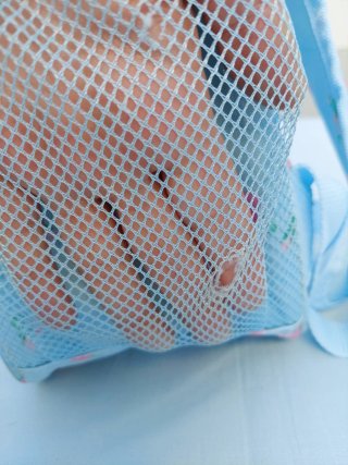 Mochila infantil con orejas de conejo