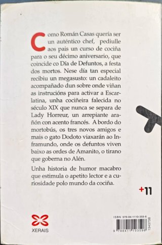 Libro Escarlatina, a cociñeira defunta