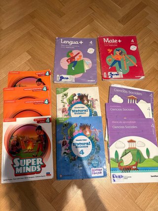 Libros 4 primaria Colegio Ceu Sanchinarro