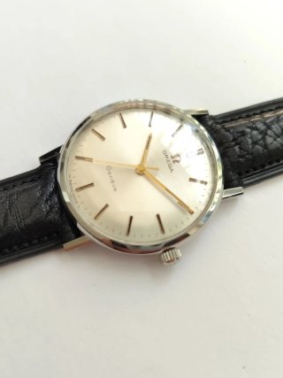 Reloj Omega Genève Vintage Esfera Blanca