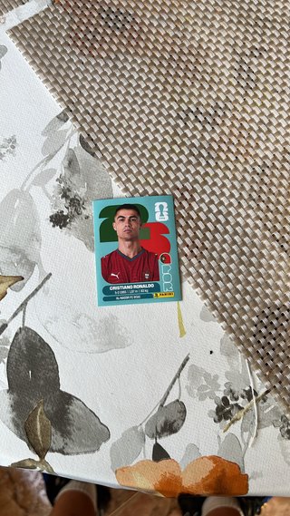 Vendo cromo de Cristiano Ronaldo Mundial 2026