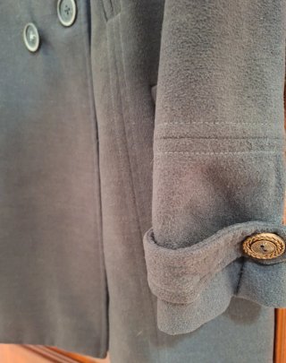 Abrigo gris mujer