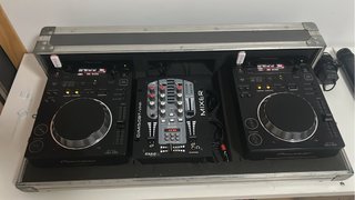 Pareja CDJ-350 + Mesa Ibiza DJM150BT-VHF