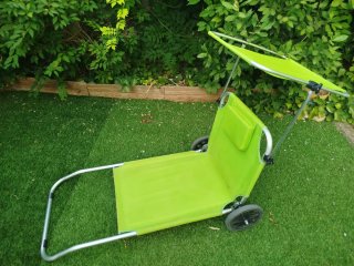 Tumbona Carro Plegable Livarno Pistacho