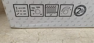 Radiador de aceite 1500W