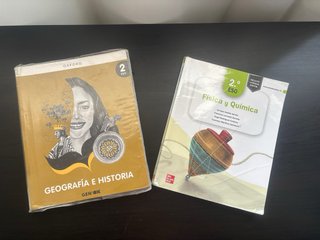 Lote de libros segundo de la ESO NO BILINGÜE