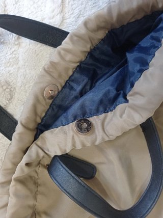 Mochila Misako Negra y Beige