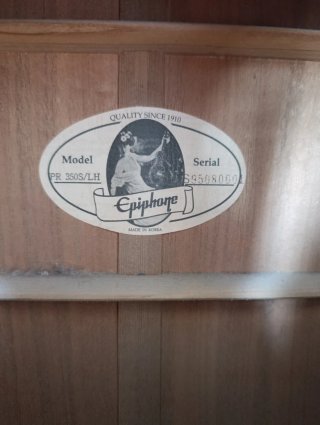 Guitarra Acústica Epiphone Zurdos