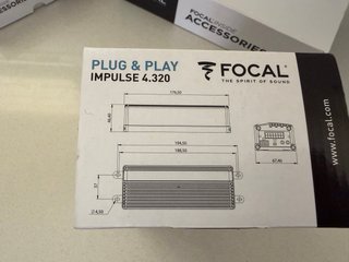 Amplificador Focal Impulse 4.320 Plug & Play