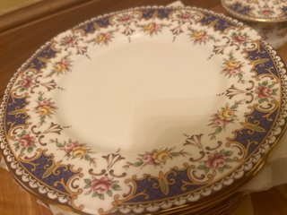 Juego de té porcelana inglesa Queens.Impecable.
