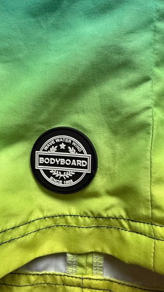 Bañador Bodyboar degradado azul-verde