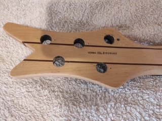 Mástil de bajo de 5 cuerdas Dean