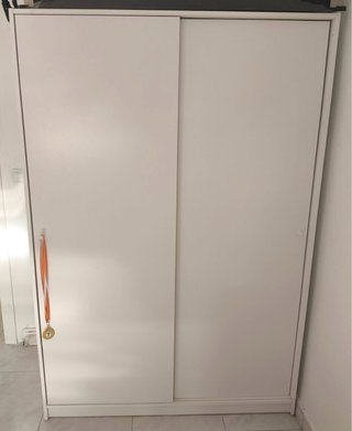 Armario blanco puertas correderas