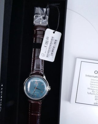 Orient Bambino 38mm sky Blu Petrolio Nuovo