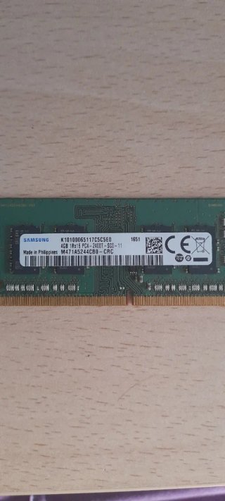 Memoria RAM Samsung DDR4 4GB 2400MHz SODIMM